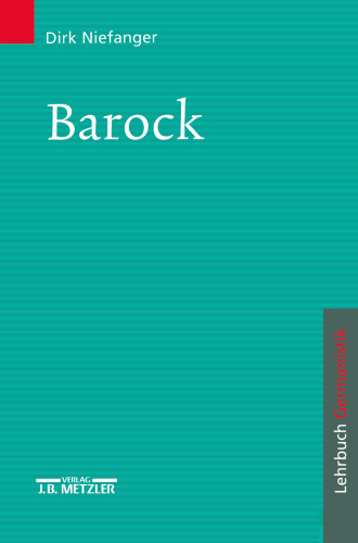 Barock: Lehrbuch Germanistik