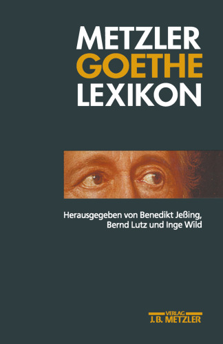 Metzler Goethe Lexikon