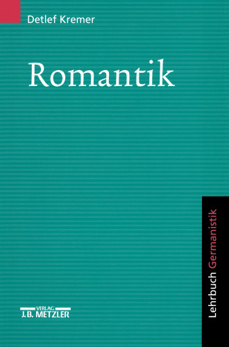Romantik: Lehrbuch Germanistik
