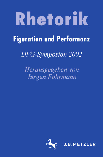 Rhetorik: Figuration und Performanz