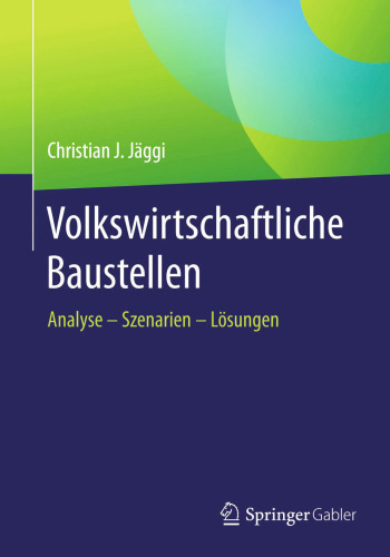 Volkswirtschaftliche Baustellen: Analyse - Szenarien - Lösungen
