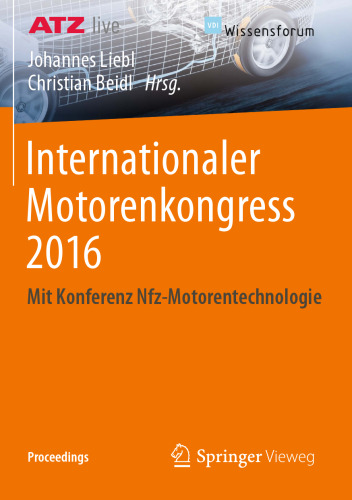 Internationaler Motorenkongress 2016: Mit Konferenz Nfz-Motorentechnologie