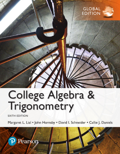 College algebra and trigonometry, global edition