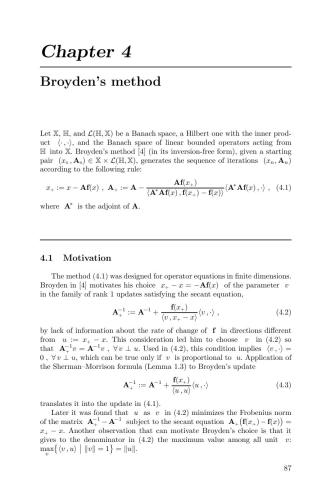 Iterative methods without inversion