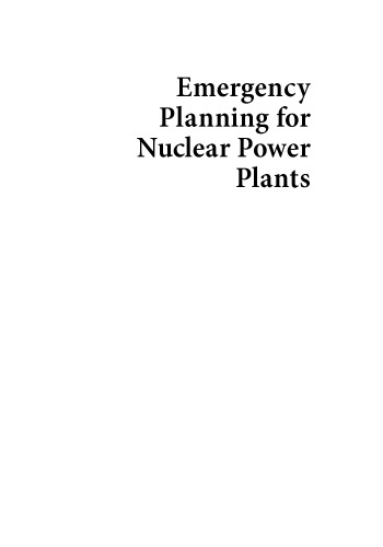Emergency planning for nuclear power plants