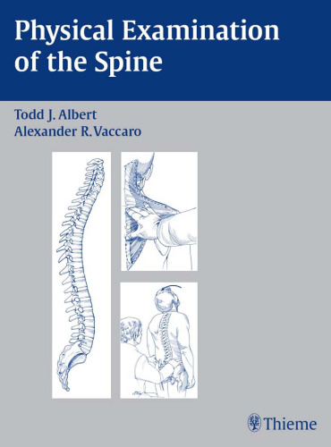 Physical examination of the spine