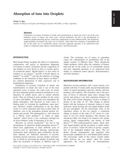 Encyclopedia of Surface and Colloid Science, Third Edition - Ten Volume Set