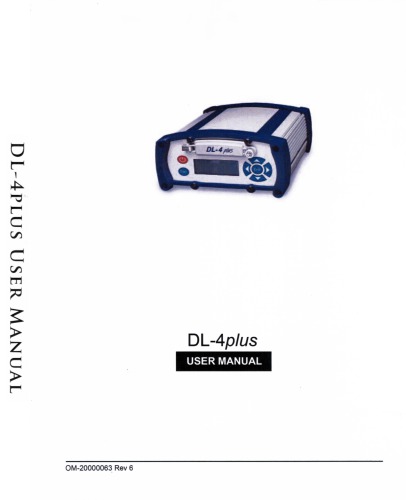 DL-4 Plus - User Manual