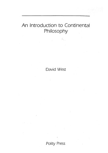 An Introduction to Continental Philosophy
