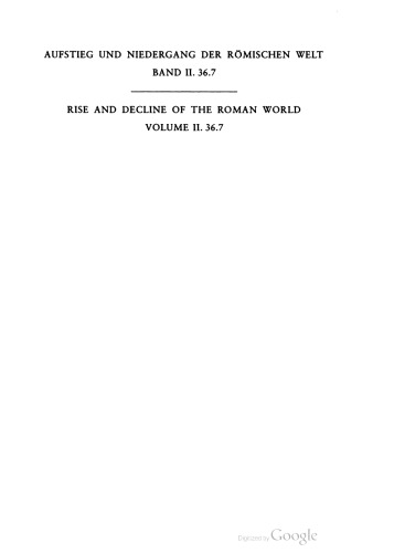Philosophie (Systematische Themen; Indirekte Uberlieferungen; Allgemeines; Nachtrage)