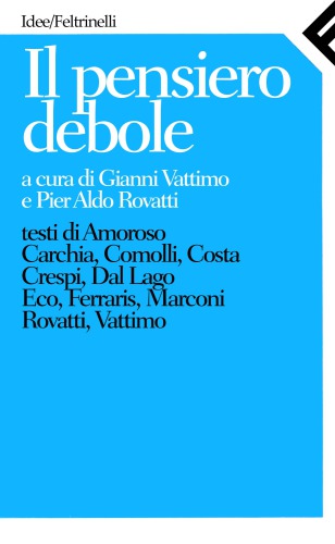 Il pensiero debole