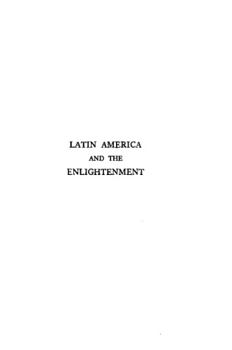 Latin America and the Enlightenment