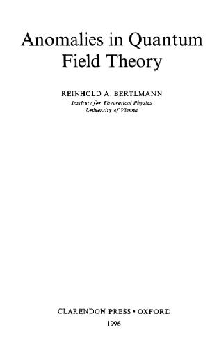 Anomalies in quantum field theory