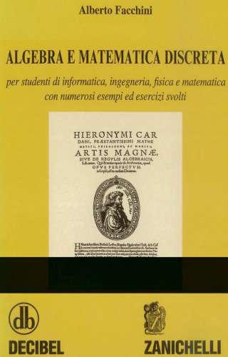 Algebra e matematica discreta