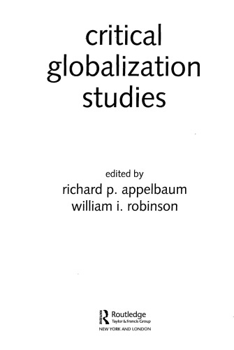 Critical Globalization Studies