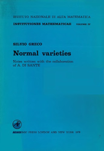 Normal varieties
