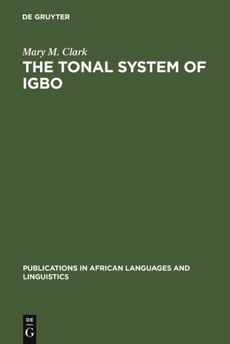 The tonal system of Igbo