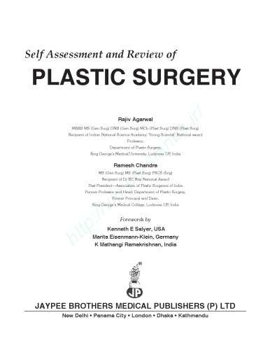 Self Assessment and Review of Plastic Surgery