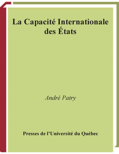 La capacité internationale des États
