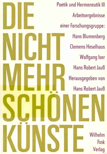 Die nicht mehr schönen Künste. Grenzphänomene des Ästhetischen