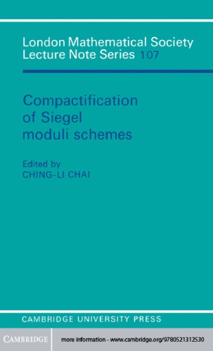 Compactification of Siegel Moduli Schemes