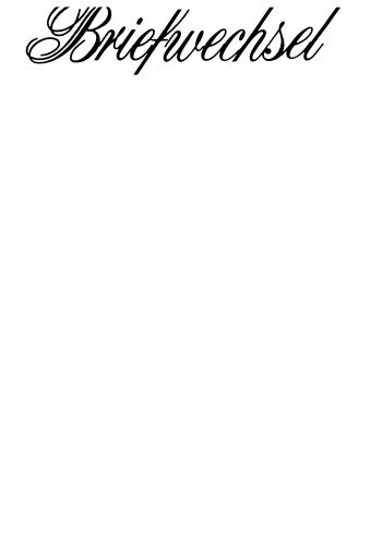 Briefwechsel