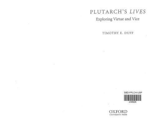 Plutarch’s Lives: Exploring Virtue and Vice