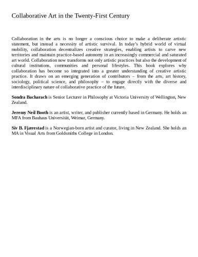 Collaborative Art in the Twenty-First Century