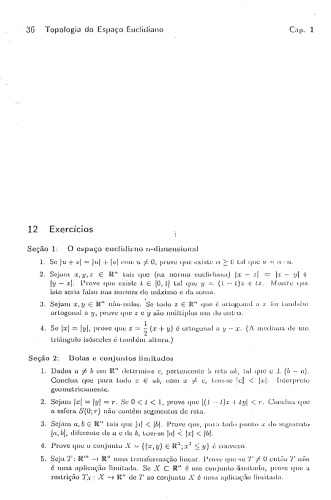 Análise Real Exercícios + Soluçôes)