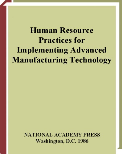 Human resource practices for implementing advanced manufacturing technology