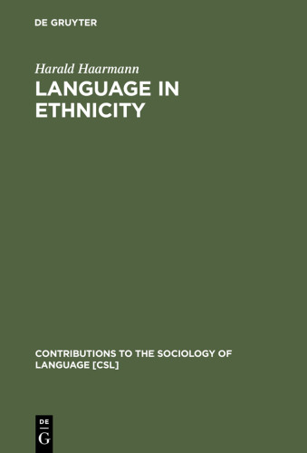 Language in ethnicity : a view of basic ecological relations