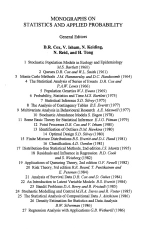 The Theory of Dispersion Models