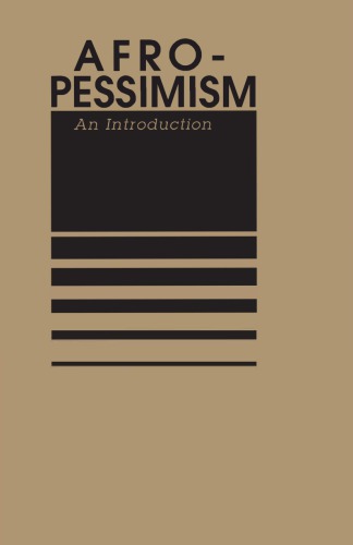 Afro-Pessimism: An Introduction