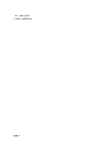 Erlesene Erlebnisse: Formen der Partizipation an narrativen Texten