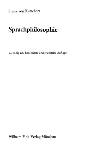 Sprachphilosophie