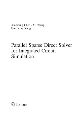 Parallel Sparse Direct Solver for Integrated Circuit Simulation