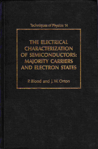 The Electrical Characterization of Semiconductors: Majority Carriers and Electron States
