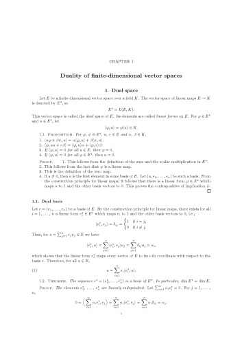 Multilinear Algebra [Lecture notes]