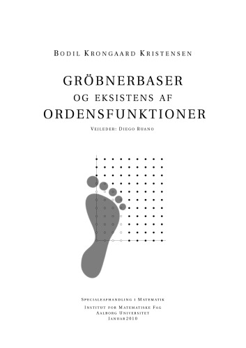Gröbnerbaser og eksistens af ordensfunktioner