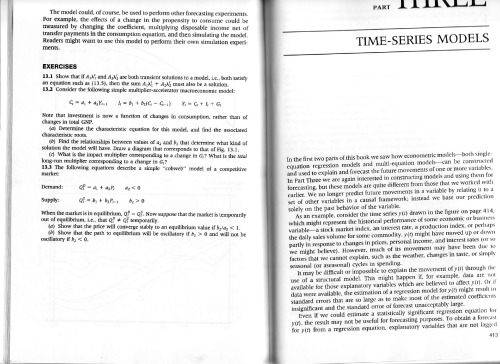 Econometric Models and Economic Forecasts