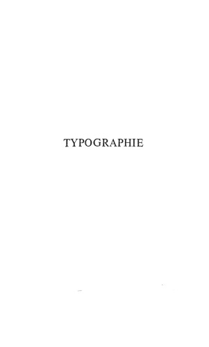 Typographie