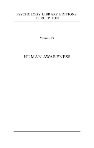 Human Awareness: Its Social Development