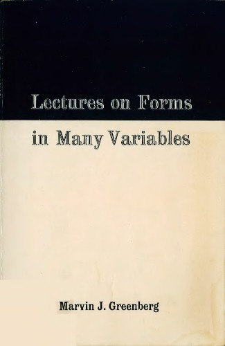 Lectures on forms in many variables