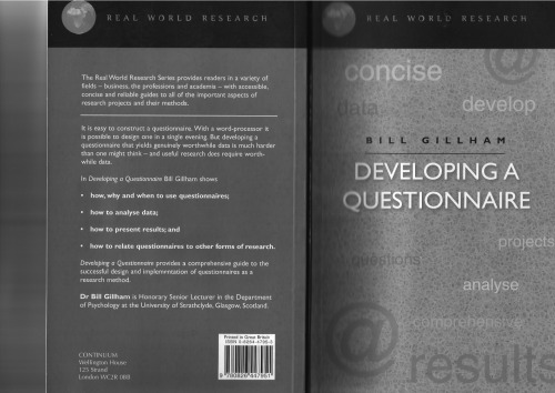 Developing a Questionnaire