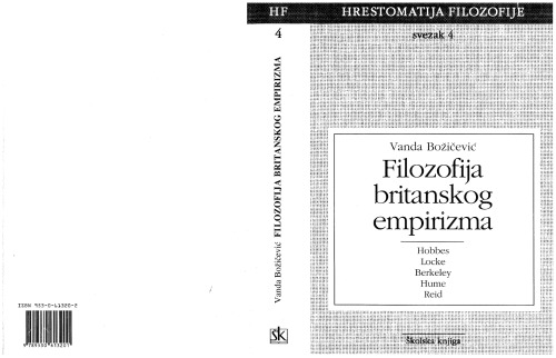 Filozofija britanskog empirizma: Hobbes, Locke, Berkeley, Hume, Reid