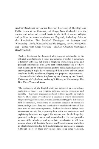 Radical Religion in Cromwell’s England: A Concise History from the English Civil War to the End of the Commonwealth