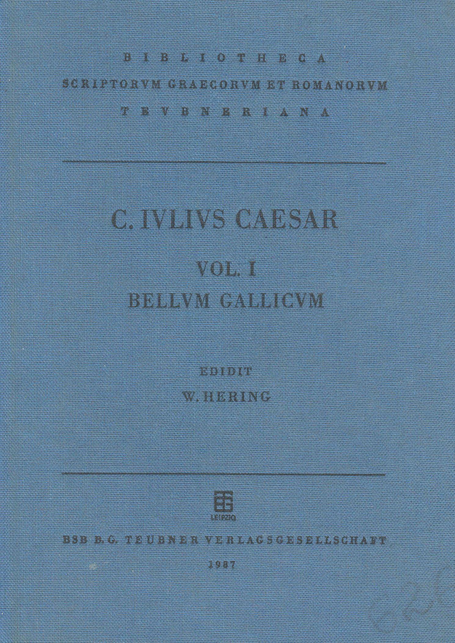 Bellum Gallicum. Commentarii rerum gestarum