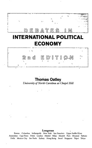 Debates in International Political Economy