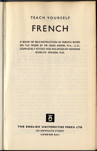 Teach Yourself French