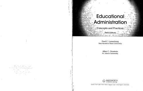 Educational Administration: Concepts and Practices
